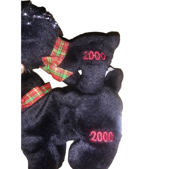 Avon Y2k Scottie MacDougal Stuffed Dog Millennium Full O Beans Plush Key Ring Lo - Picture 3 of 12